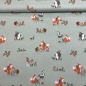Preview: Baumwolle | FOREST ANIMALS Waldtiere | mint